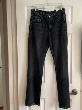 💐NWT💐 Zara Mid-Rise Full Length Wide Leg Jeans - size 8